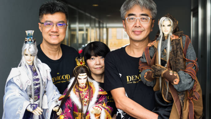 Lin Kuei-Hsieh, Yuri Nishimoto, Alex Chen de DEMIGOD: THE LEGEND BEGINS